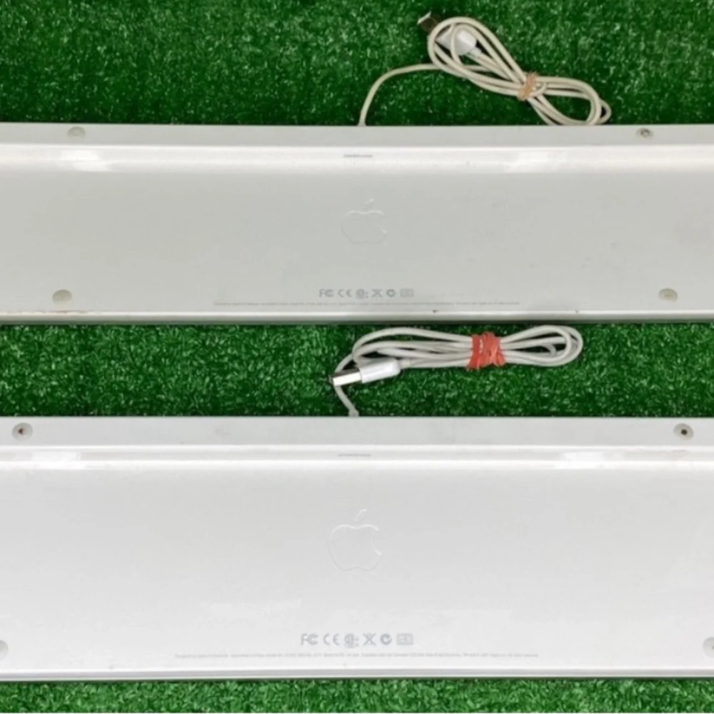 (Lots of 2) Genuine Apple Magic Keyboard A1243 Aluminum USB Wired